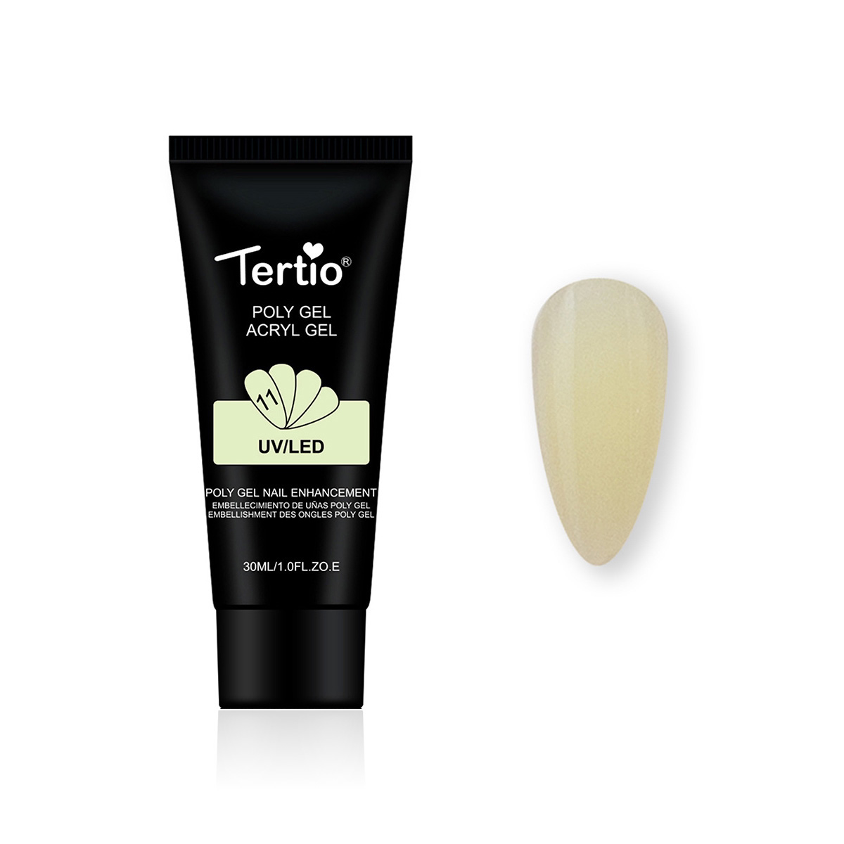 11. POLYGEL/ACRYGEL 30ML "GIALLO CREMA"