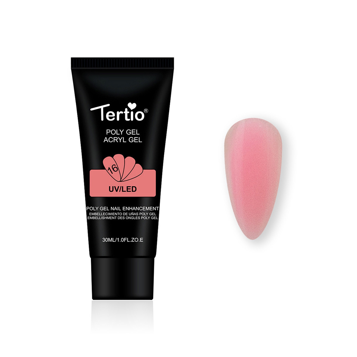 16. POLYGEL/ACRYGEL 30ML ROSA ACCESO