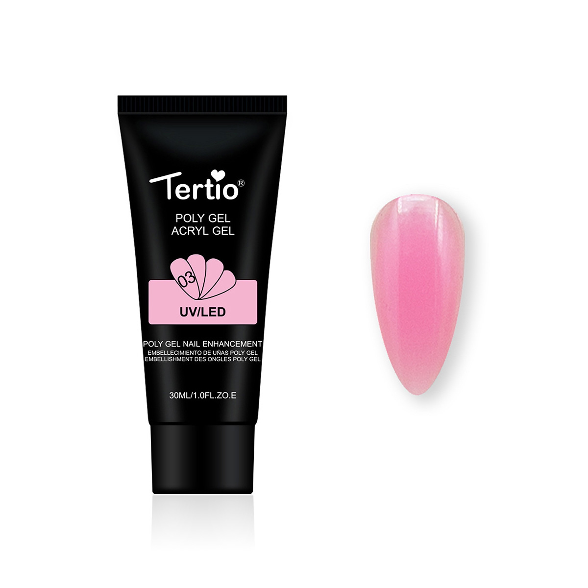 3. POLYGEL/ACRYGEL 30ML "ROSA FENICOTTERO"