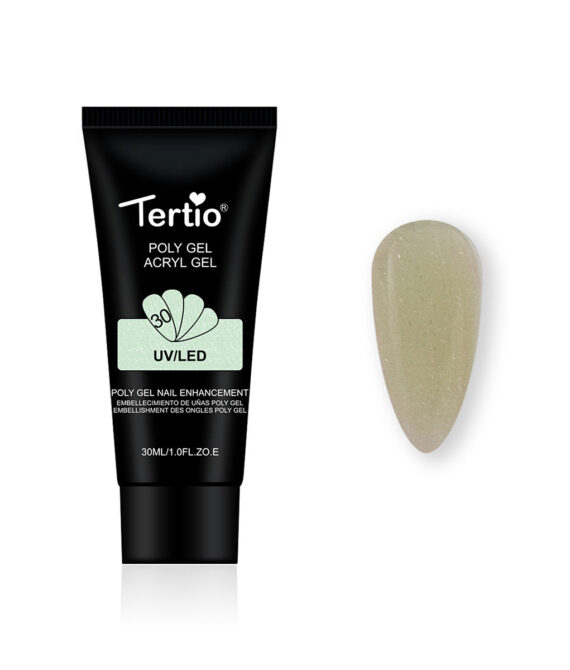 30. POLYGEL/ACRYGEL 30ML GLIETTERATI TÈ VERDE GLITTERATO