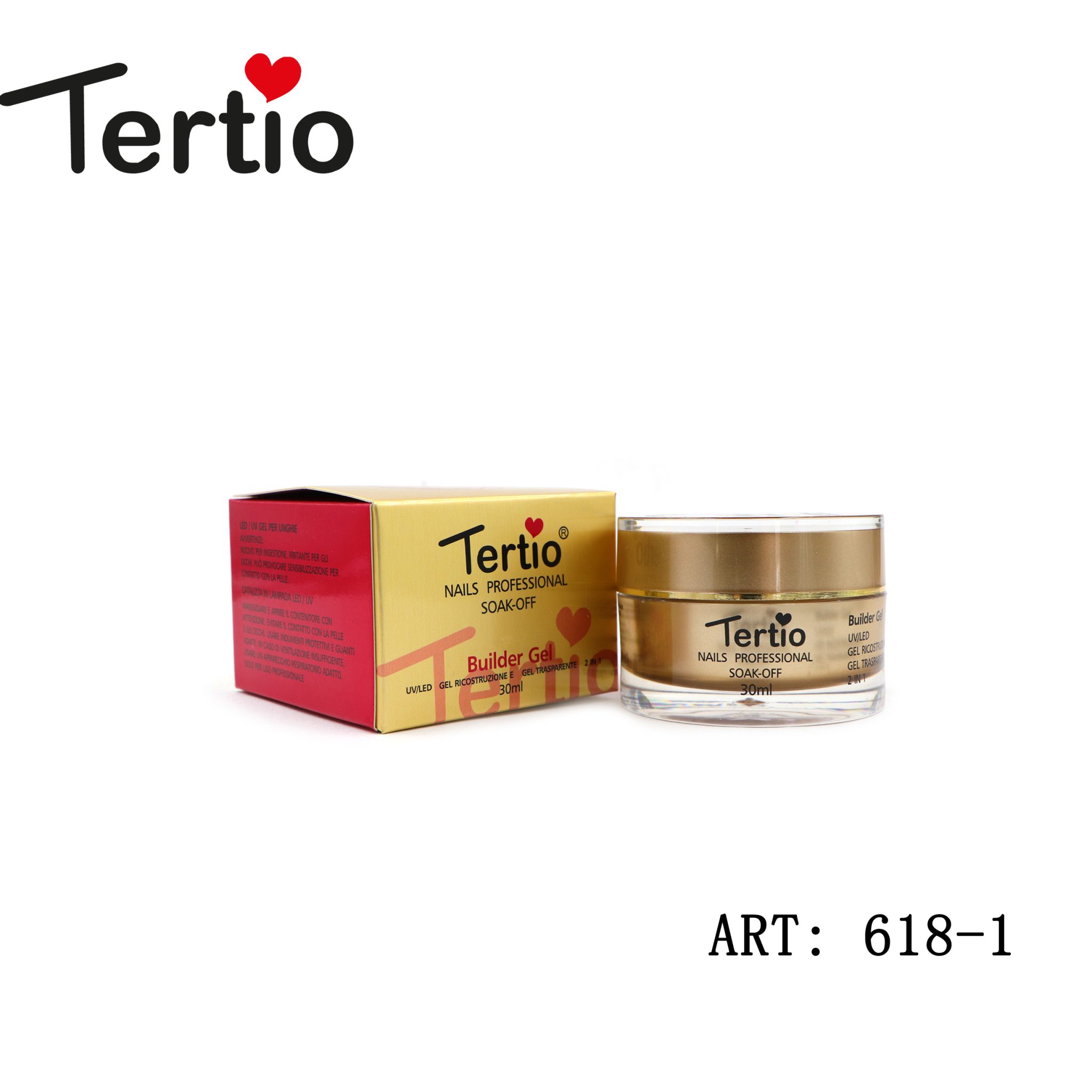 Builder Gel trasparente 2 in 1 , 30g