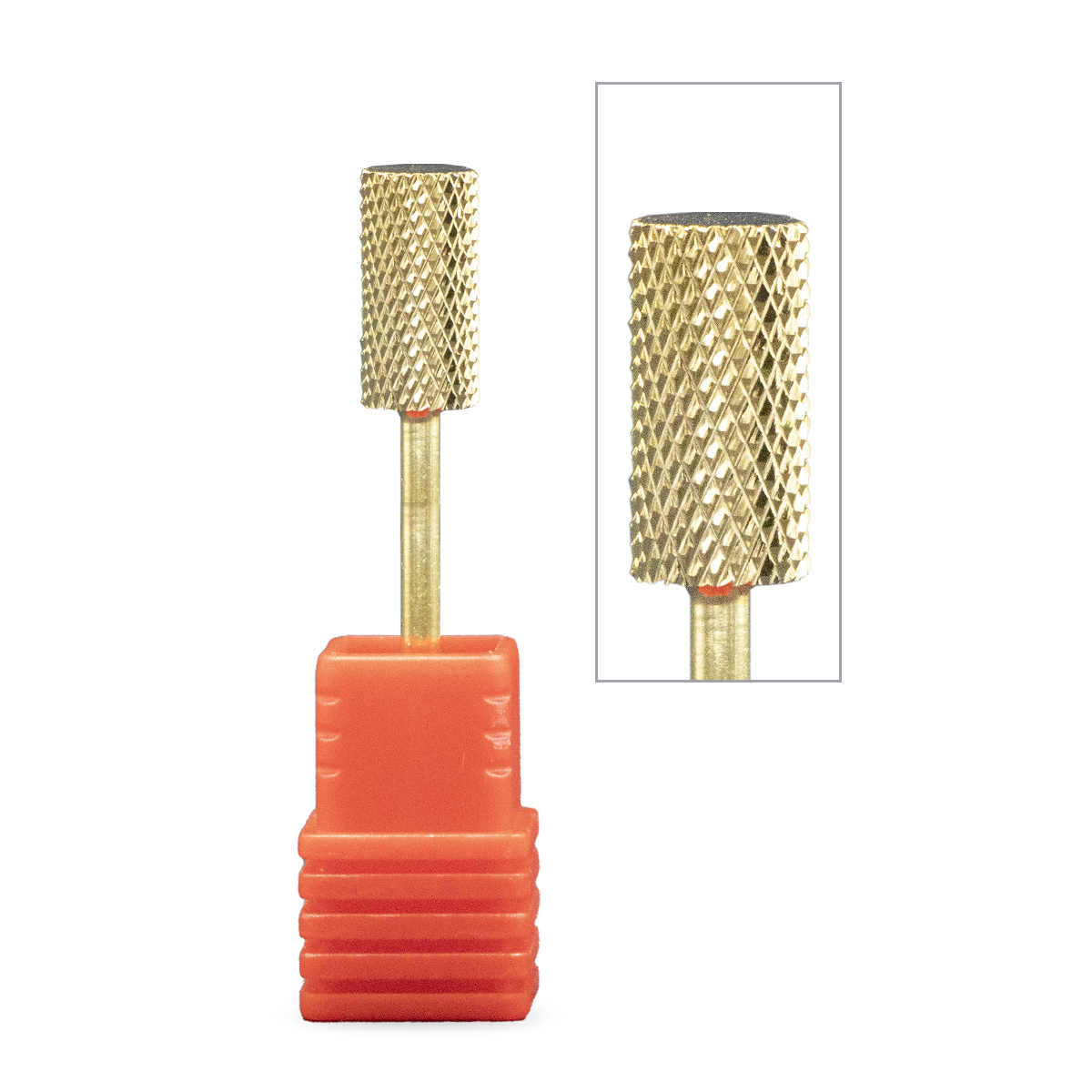 ORO-111 Punta Placcata oro carbide a Cilindro