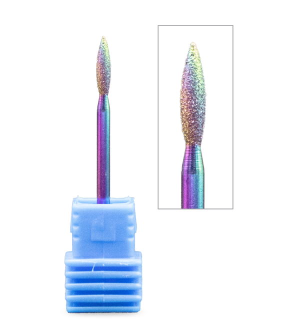 DIA-116 Punta arcobaleno diamantato per cuticole