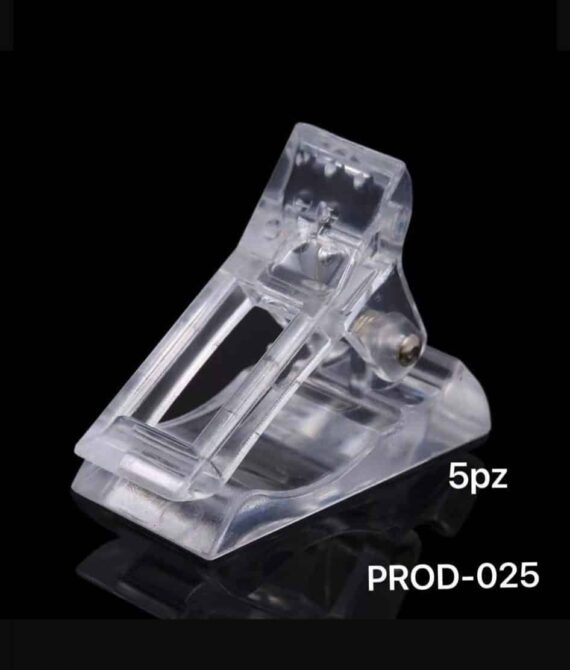 CLIP TRASPARENTE PER UNGHIE 5PZ