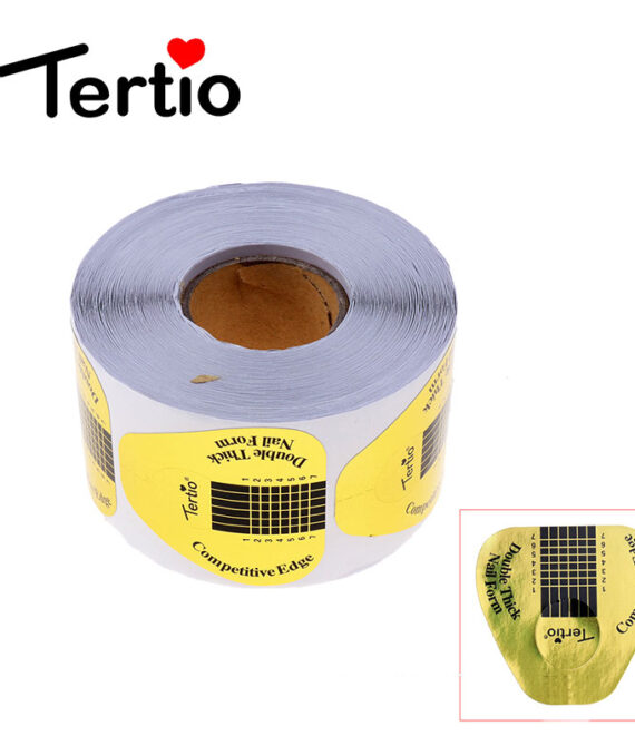 Sagome cartine ovali per allungamento unghie