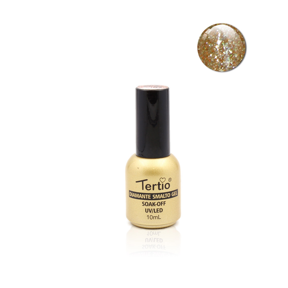 Semipermanente diamante 25| oro rosa medio