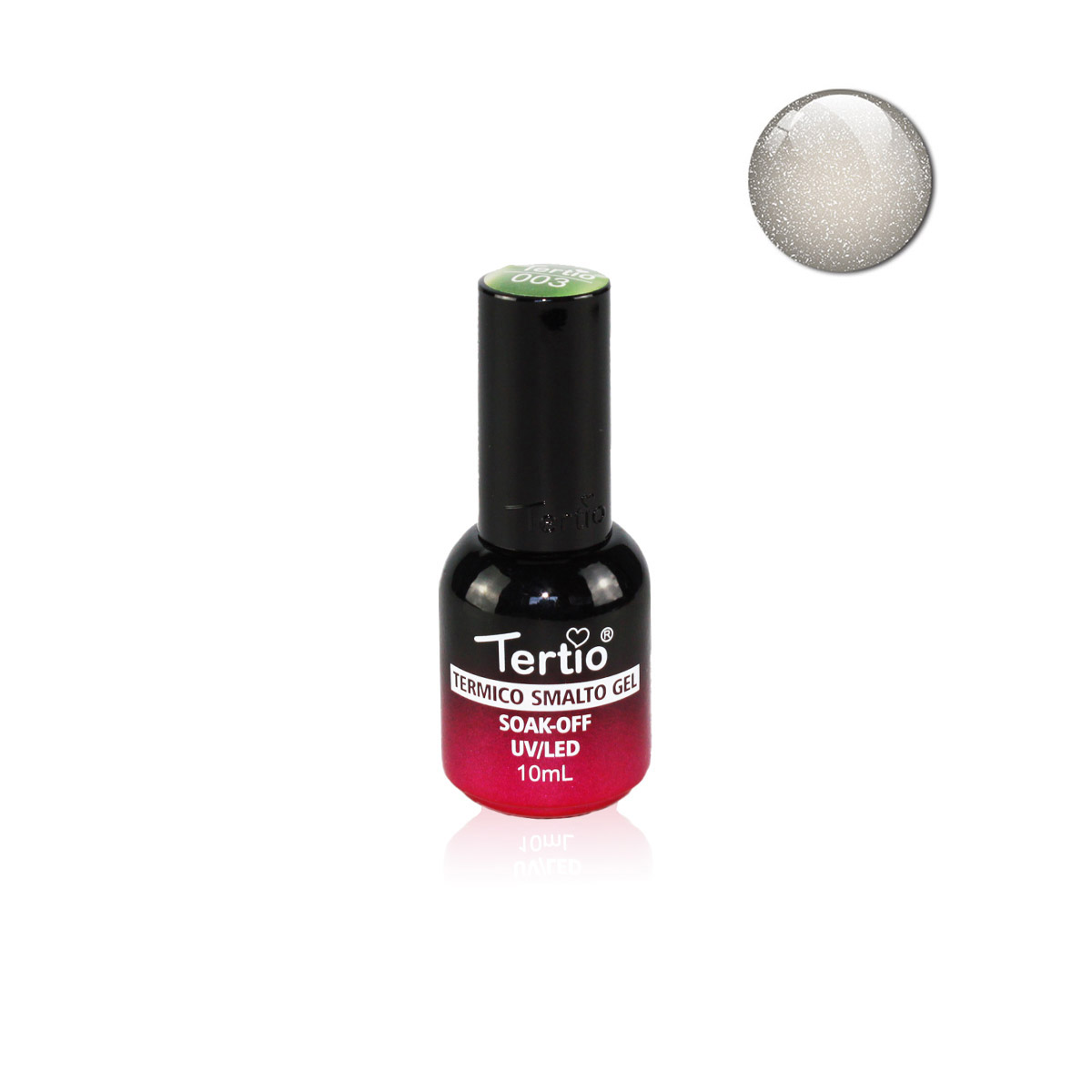 Semipermanente Termico , arancio glitter - 22