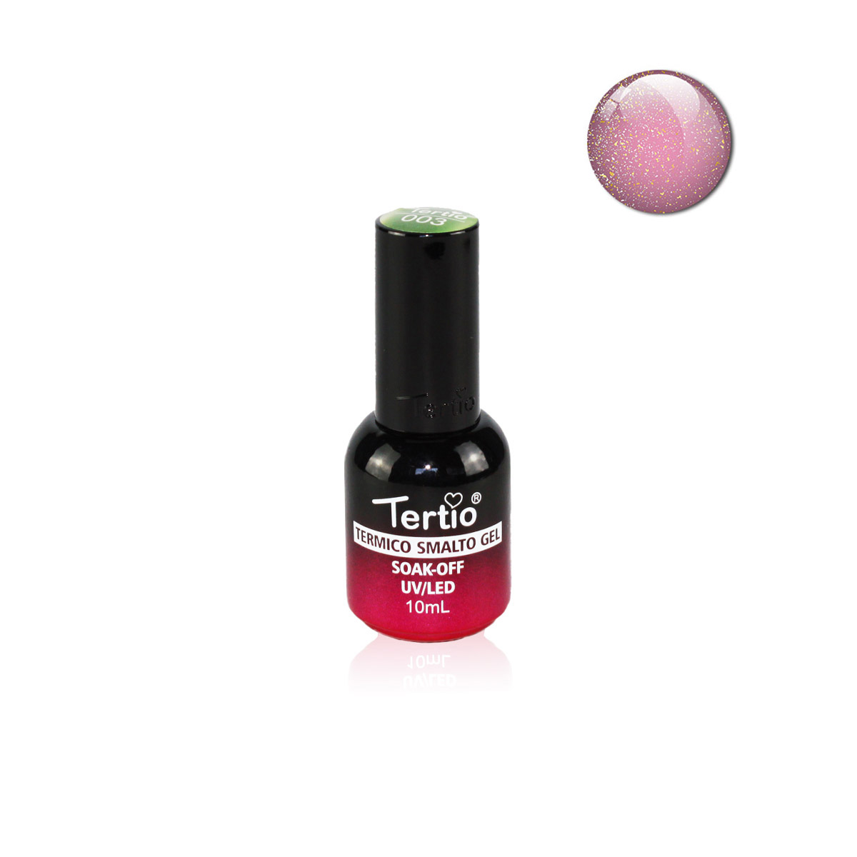 Semipermanente Termico , rosa glitter - 27