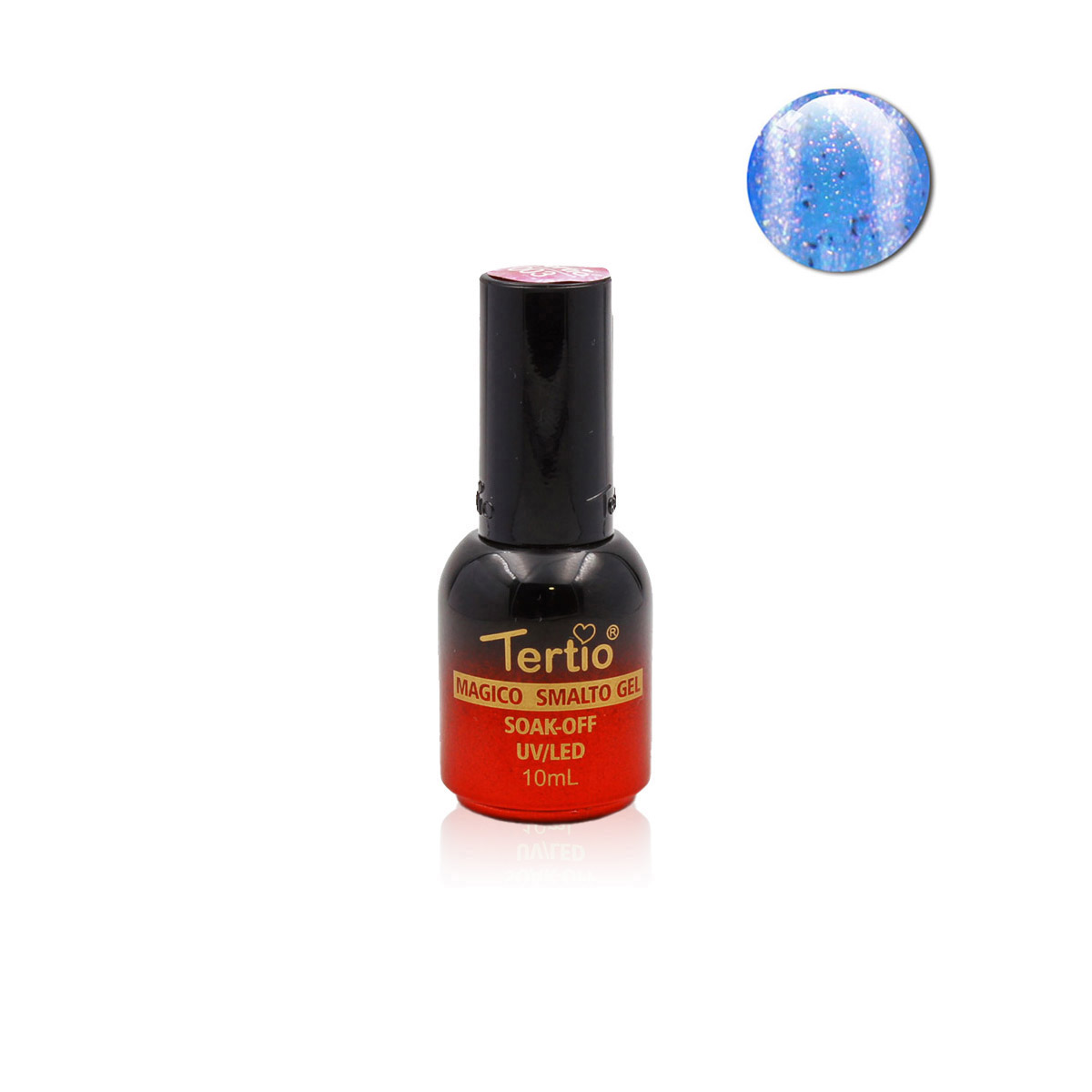 Semipermanente magico glitterato , azzurro - 6