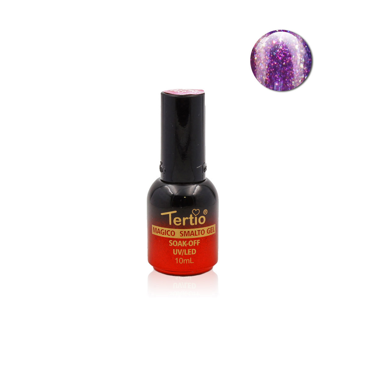Semipermanente magico glitterato , viola - 8