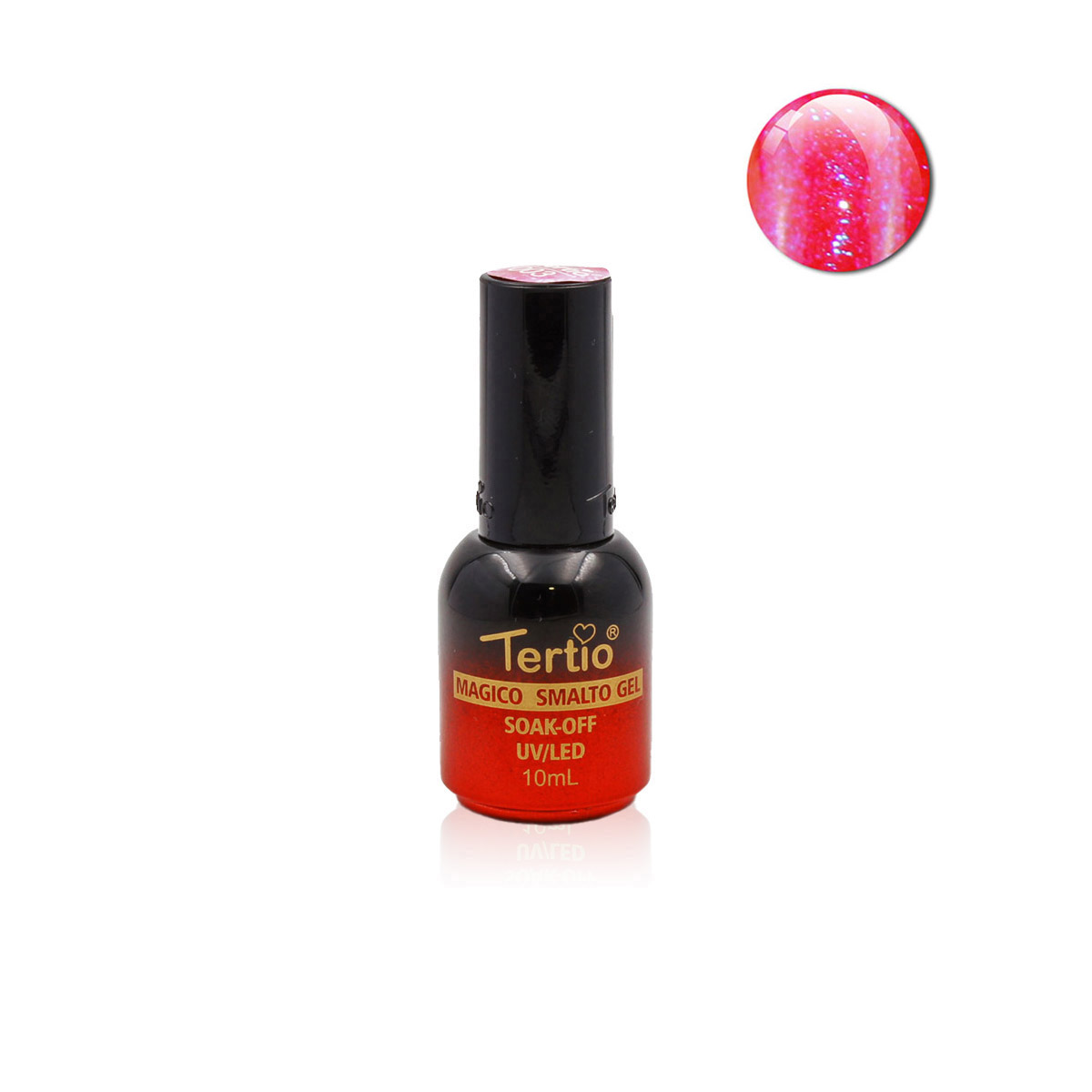 Semipermanente magico glitterato , rosso - 11