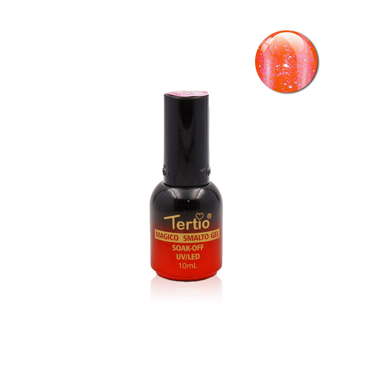 Semipermanente magico glitterato , arancio - 19