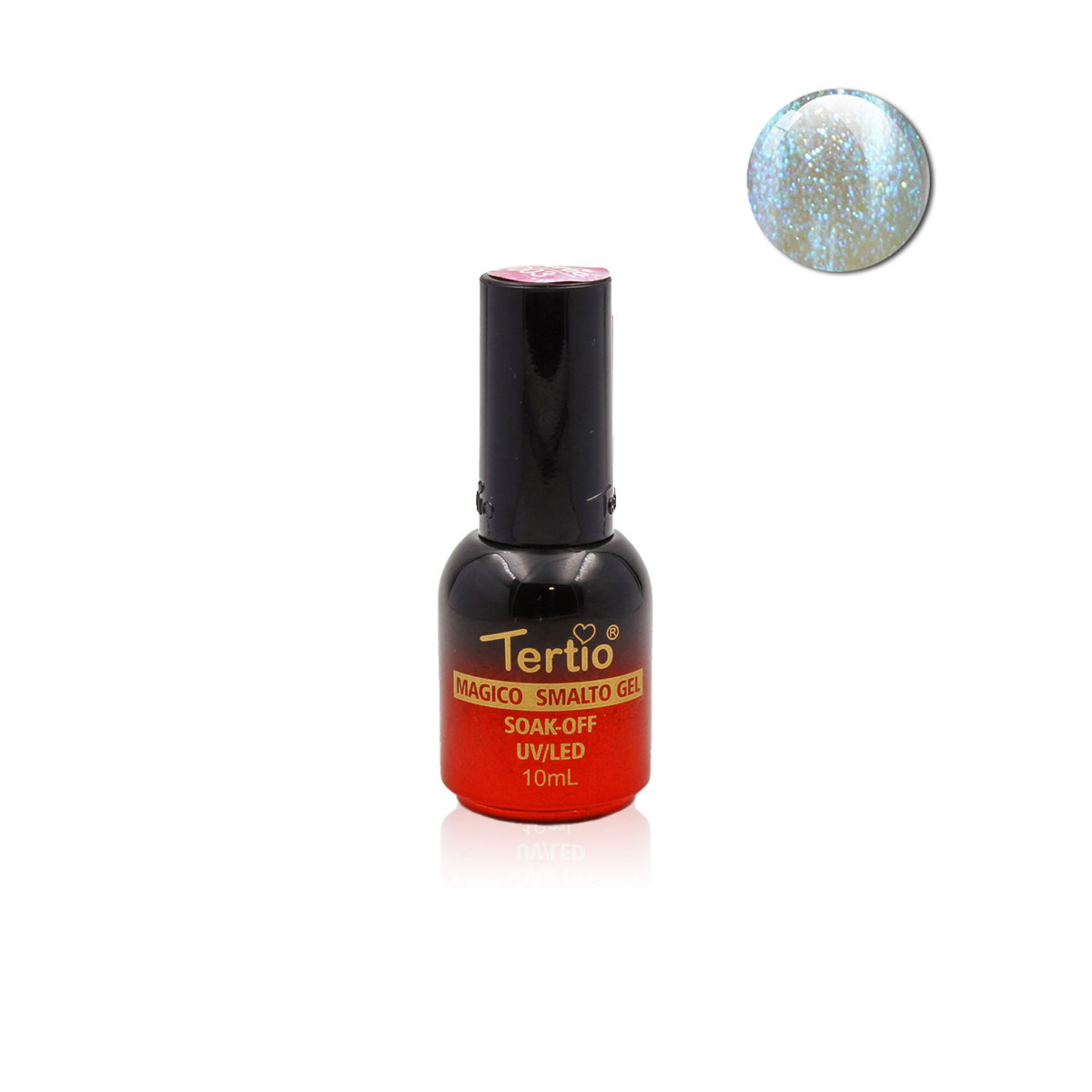 Semipermanente magico glitterato , bianco glitter - 26