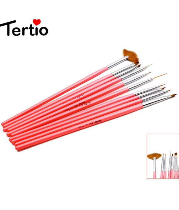 Kit 10 pennelli per nail art