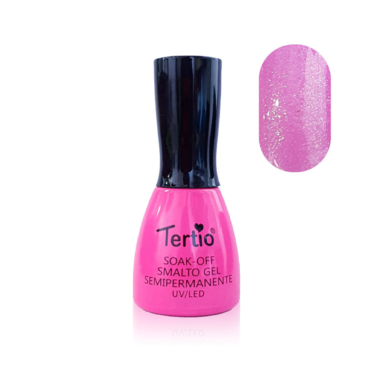 Semipermanente Mini Pink rosa glitter - 5