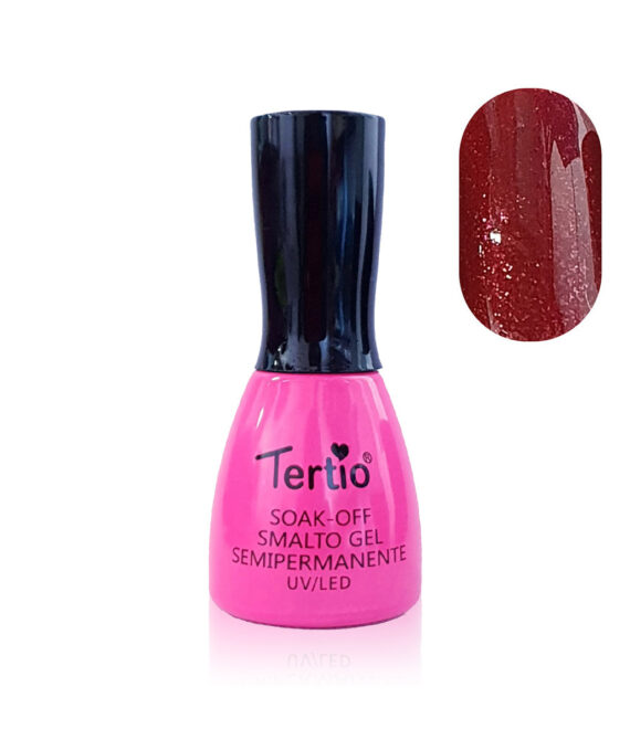 Semipermanente Mini Pink rosso glitter – 15