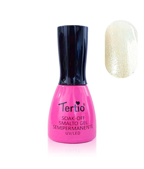 Semipermanente Mini Pink bianco glitter – 20