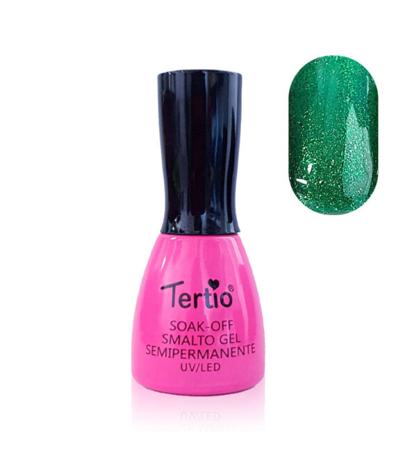 Semipermanente Mini Pink verde glitter – 23