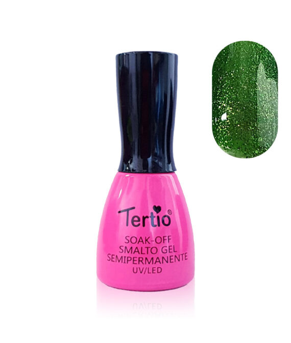Semipermanente Mini Pink verde glitter – 24