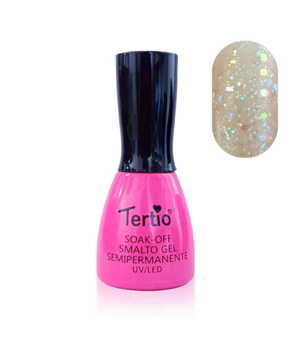 Semipermanente Mini Pink bianco glitter – 29
