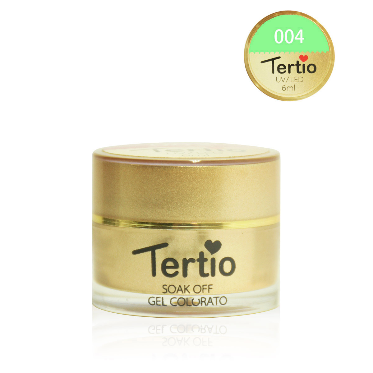 Gel colore semipermanente in barattolino oro 6ml NR.4