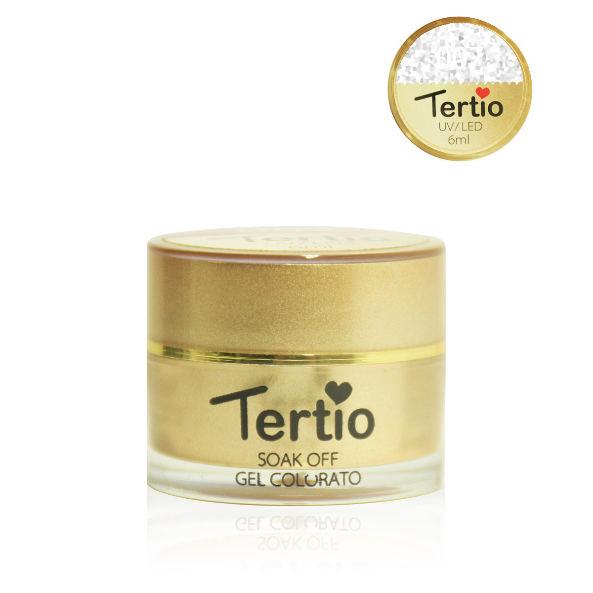 Gel colore semipermanente in barattolino oro 6ml NR.7