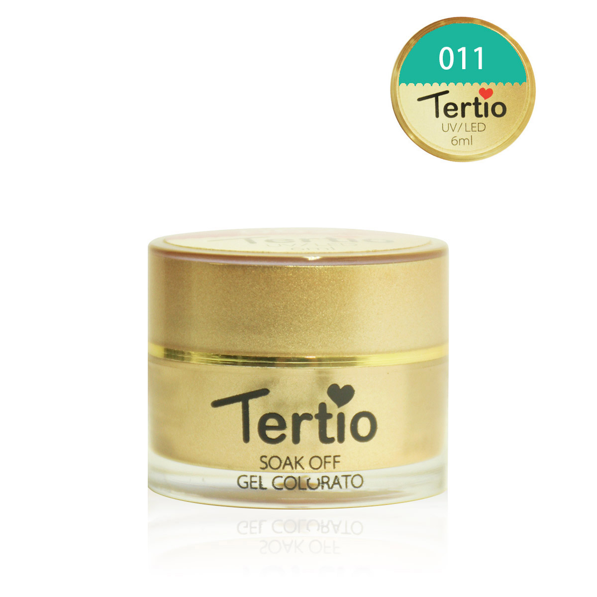 Gel colore semipermanente in barattolino oro 6ml NR.11