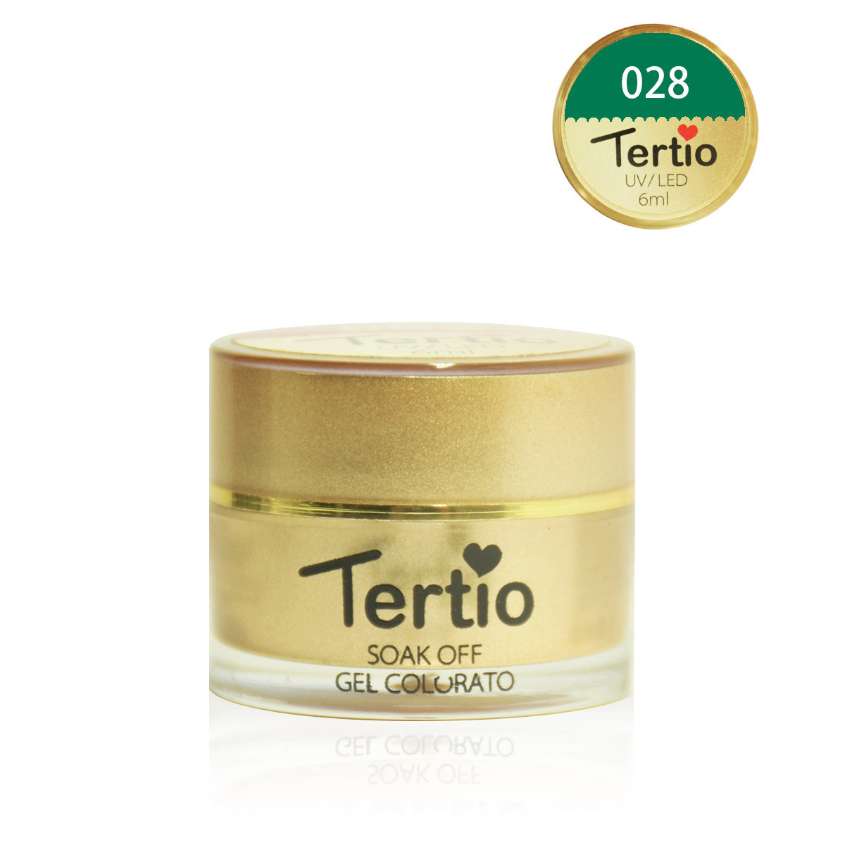 Gel colore semipermanente in barattolino oro 6ml NR.28