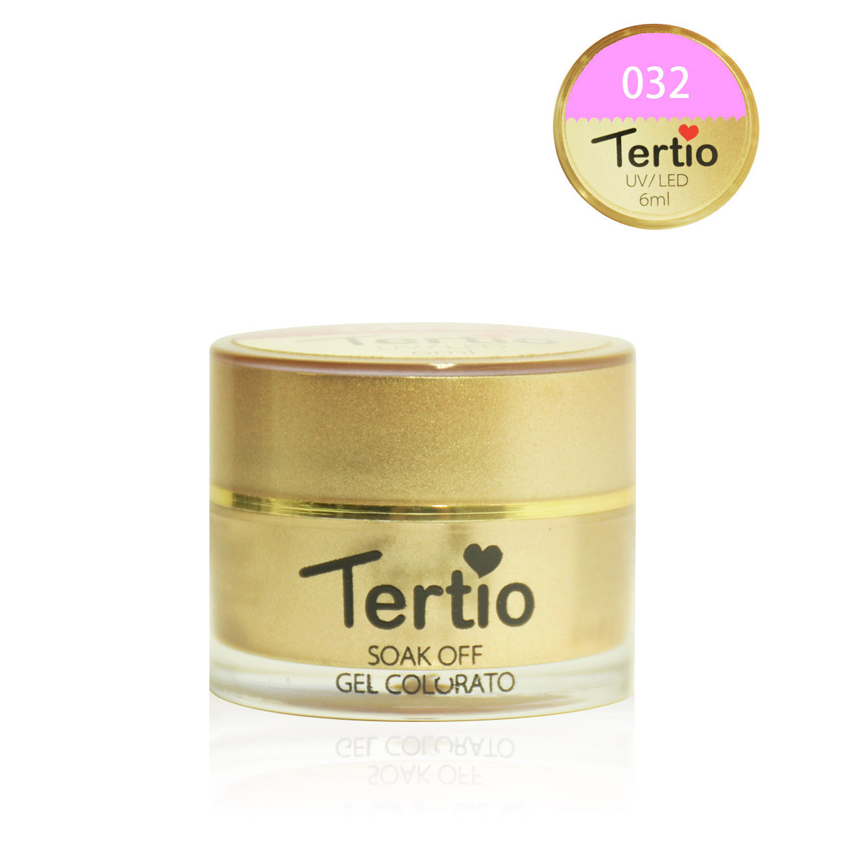 Gel colore semipermanente in barattolino oro 6ml NR.32