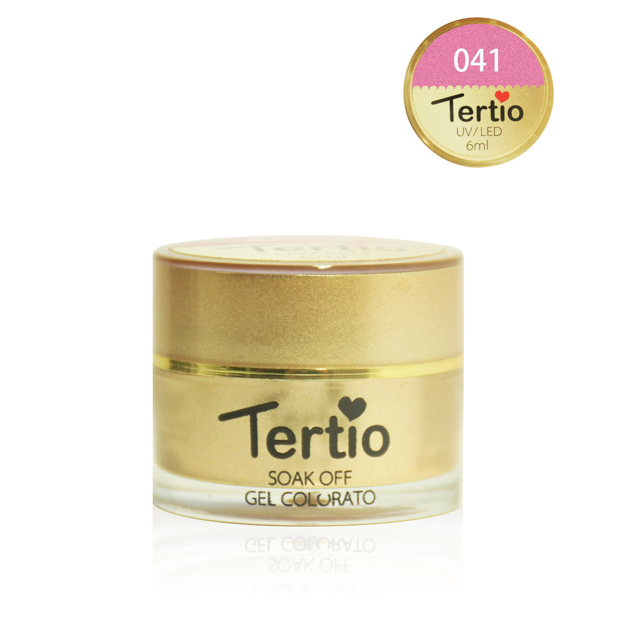 Gel colore semipermanente in barattolino oro 6ml NR.41