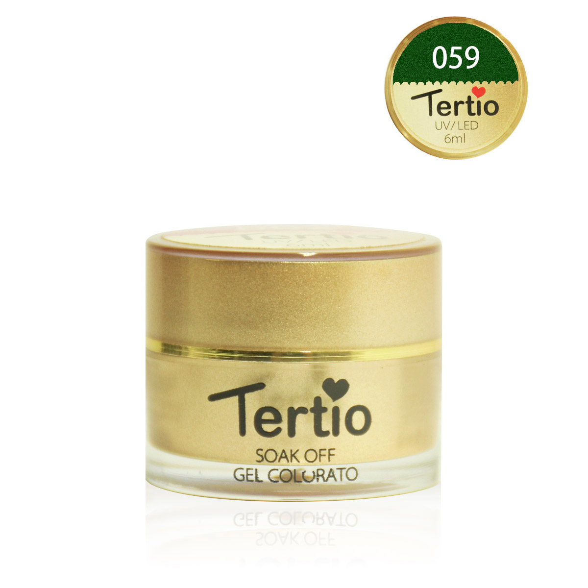 Gel colore semipermanente in barattolino oro 6ml NR.59