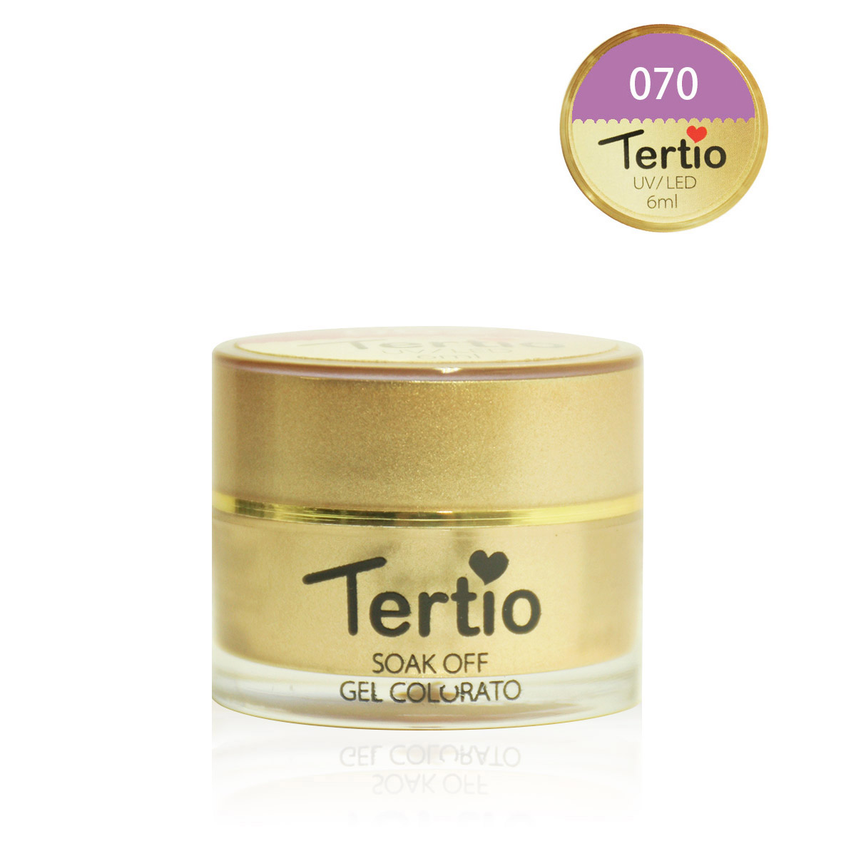 Gel colore semipermanente in barattolino oro 6ml NR.70