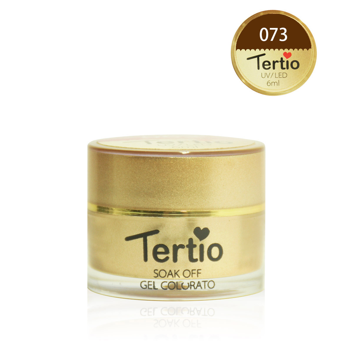 Gel colore semipermanente in barattolino oro 6ml NR.73