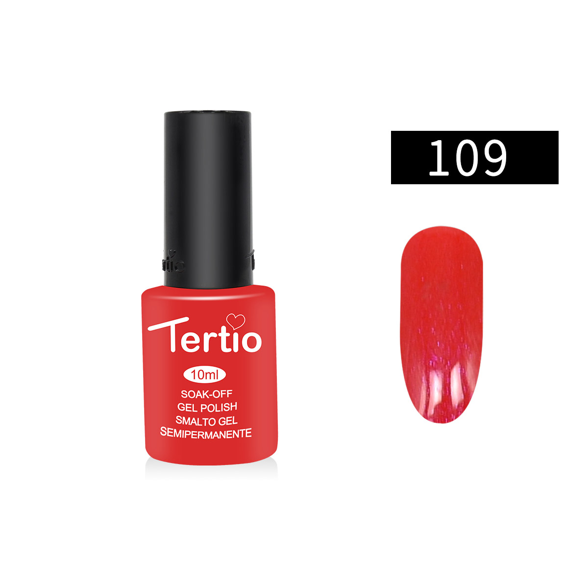 Semipermanente Semiperfect , rosso glitter - 109