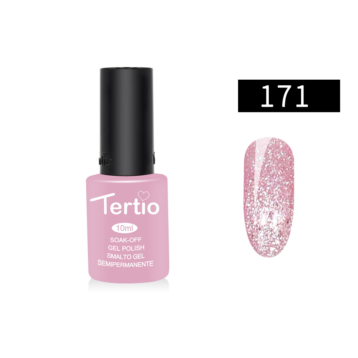 Semipermanente Semiperfect , rosa glitter - 171