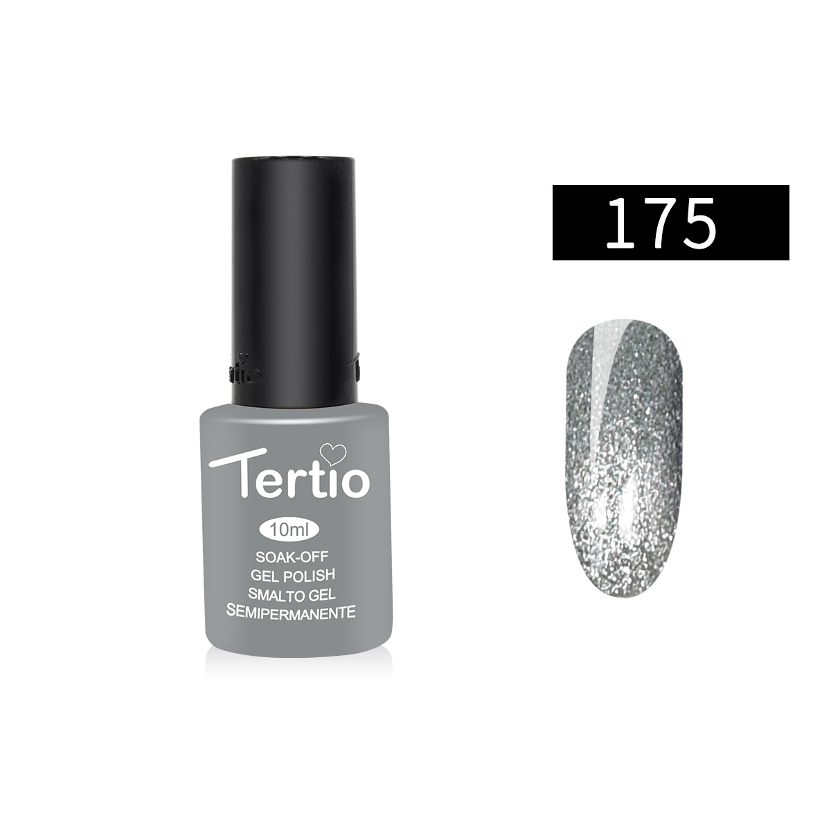 Semipermanente Semiperfect , grigio glitter - 175