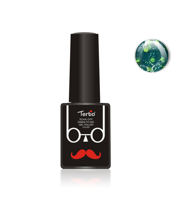 Semipermanente Baffo,  verde glitter – 106