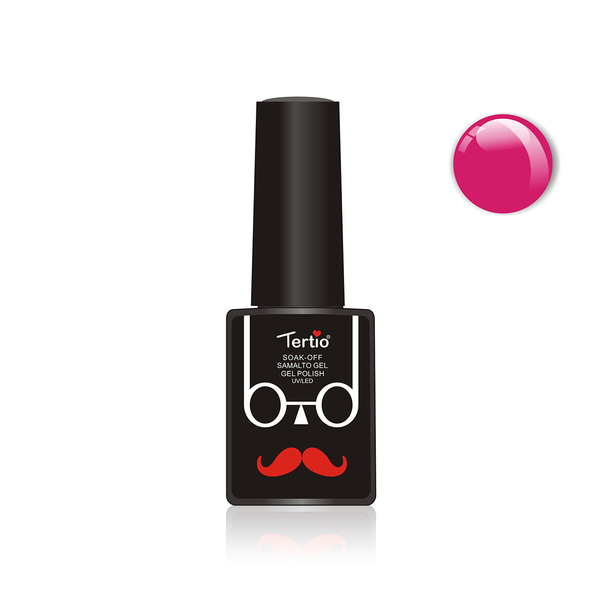 Semipermanente Baffo, rosa met - 124