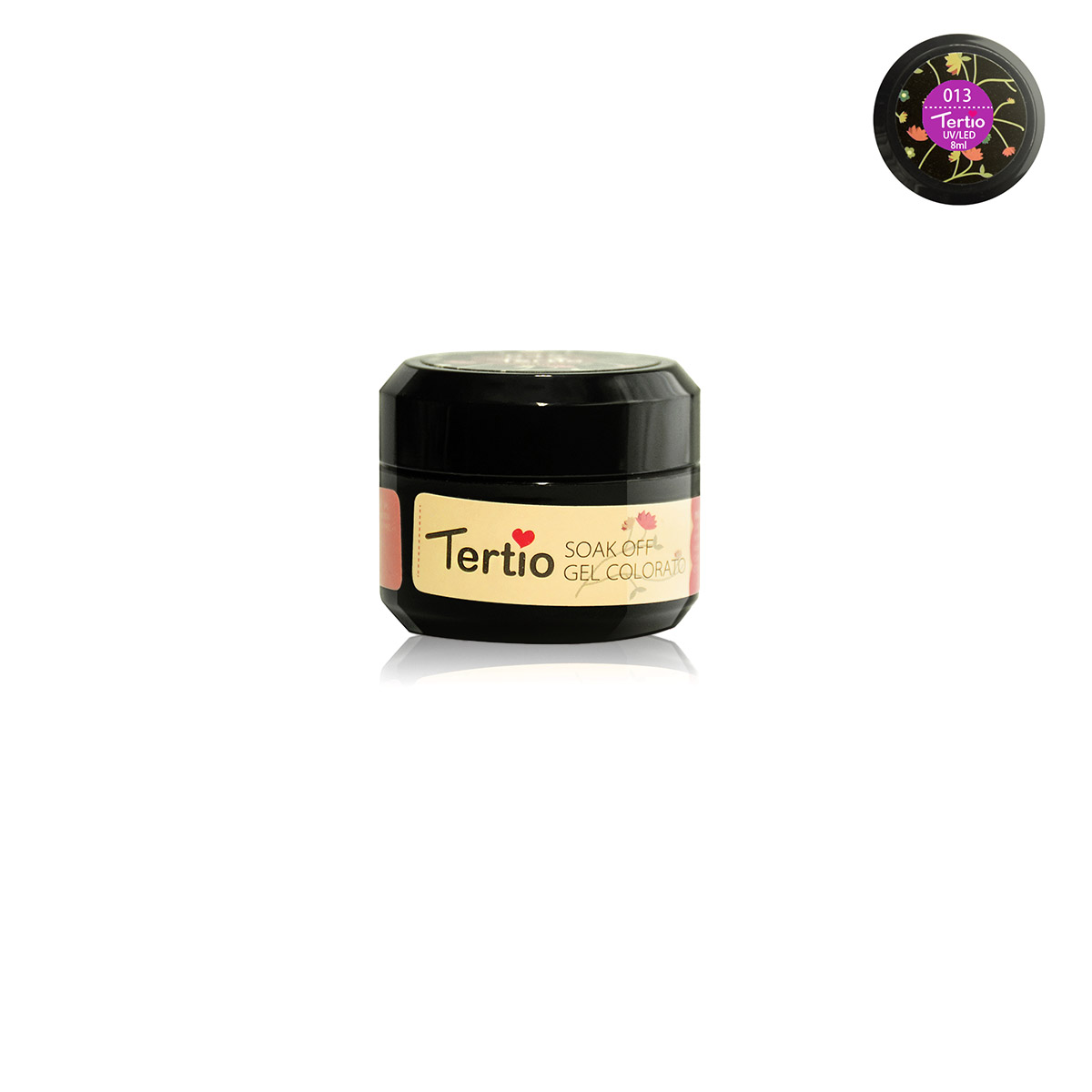Gel colore semipermanente in barattolino nero 8ml NR.13