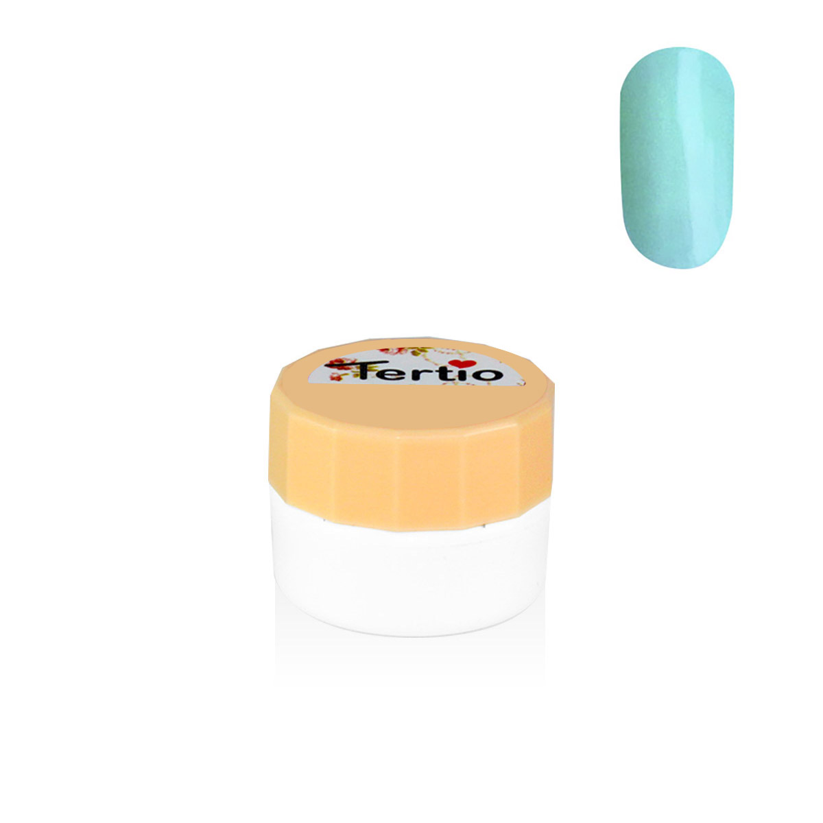 Gel colore semipermanente in barattolino bianco 8ml , azzurro-22