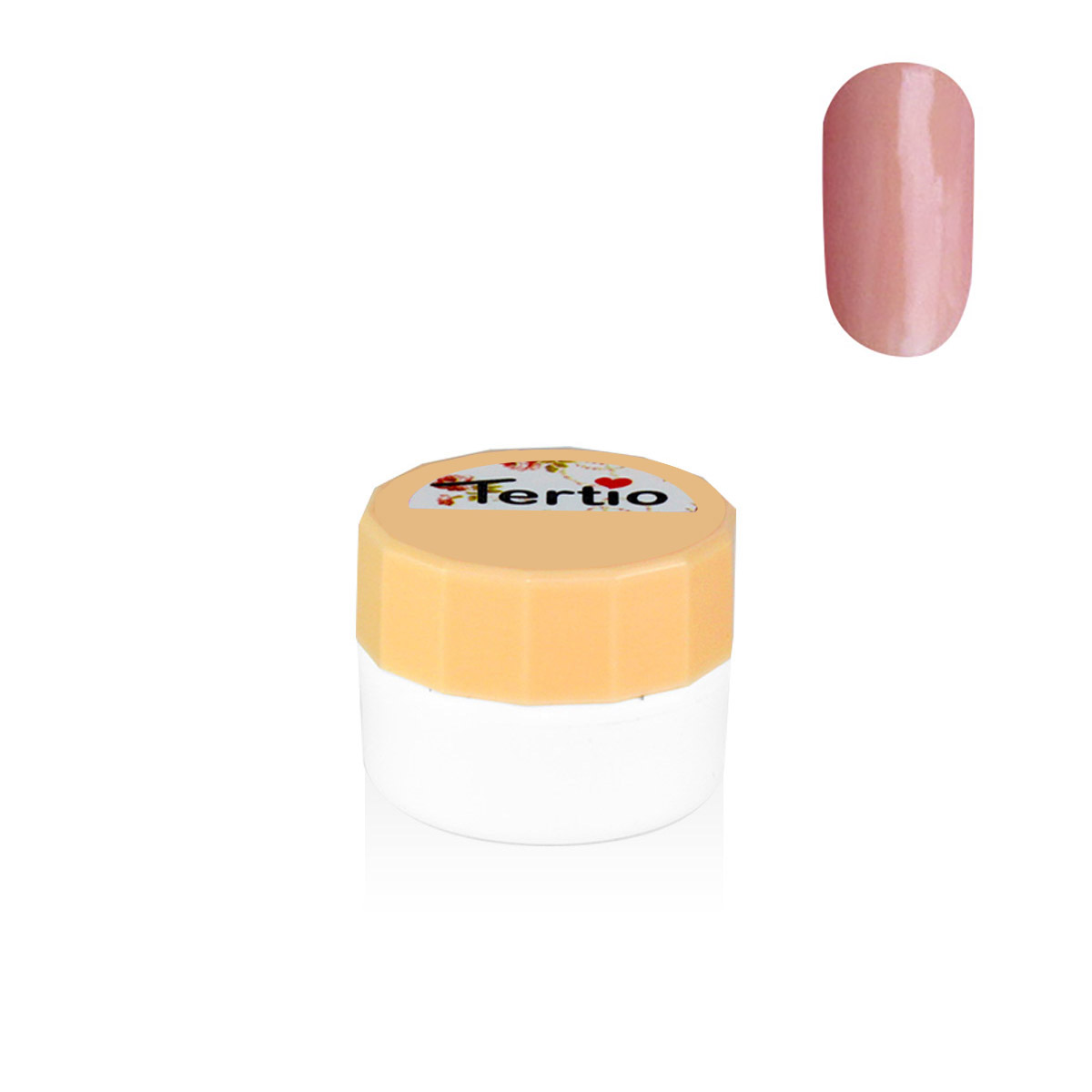 Gel colore semipermanente in barattolino bianco 8ml , arancio-28