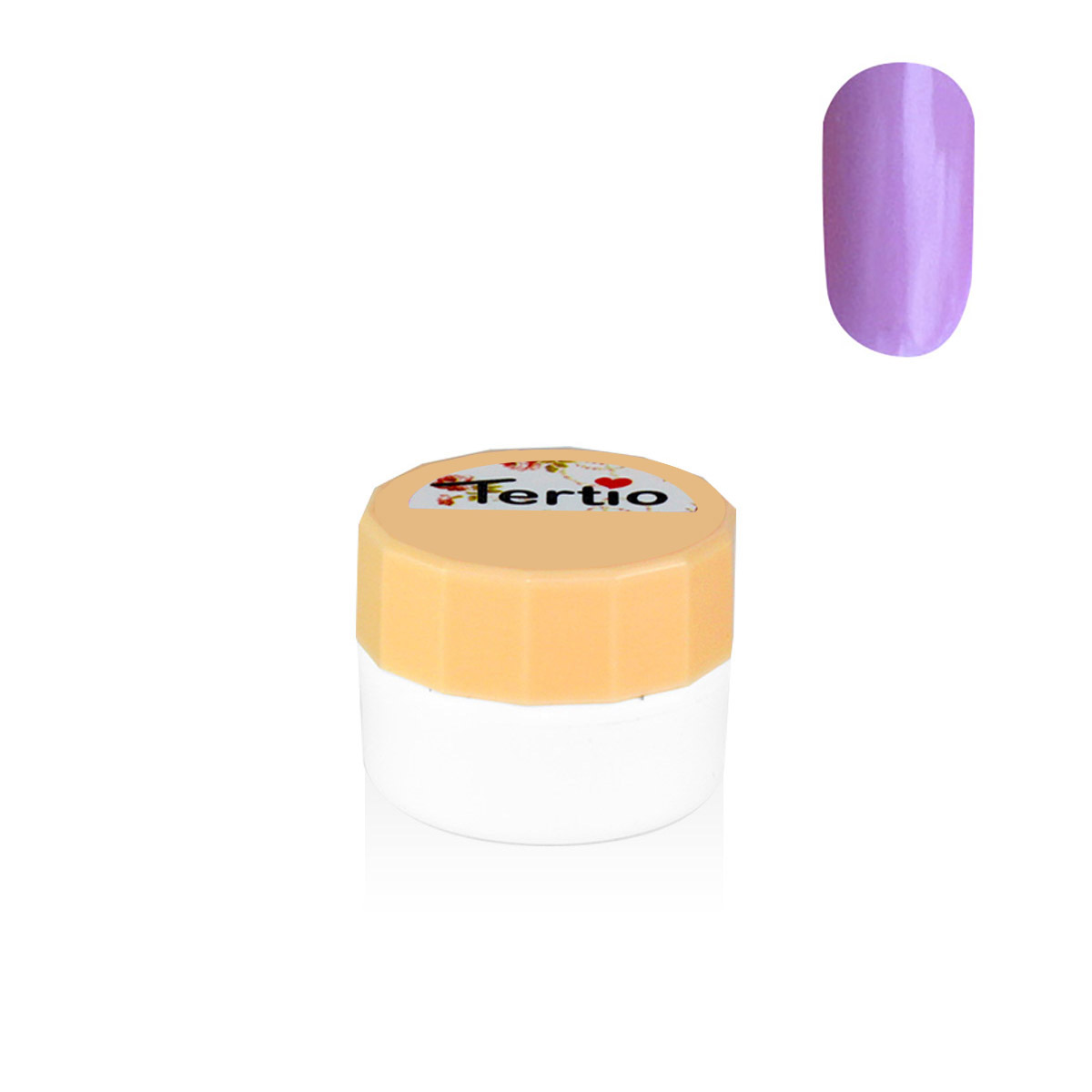 Gel colore semipermanente in barattolino bianco 8ml , lilla-29