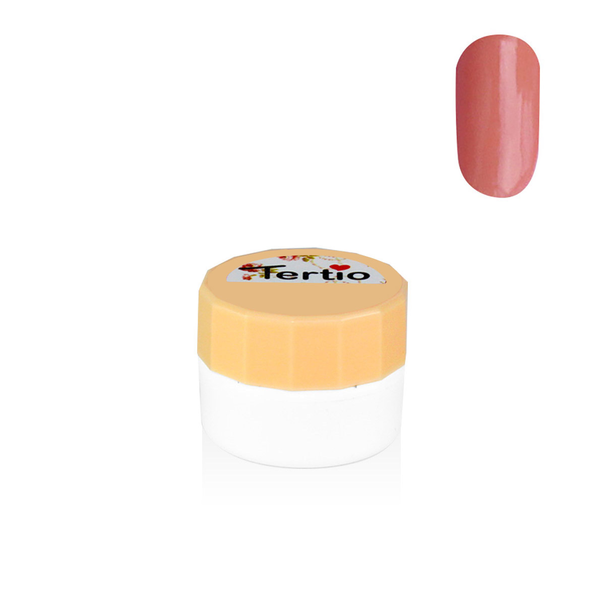 Gel colore semipermanente in barattolino bianco 8ml , arancio-30