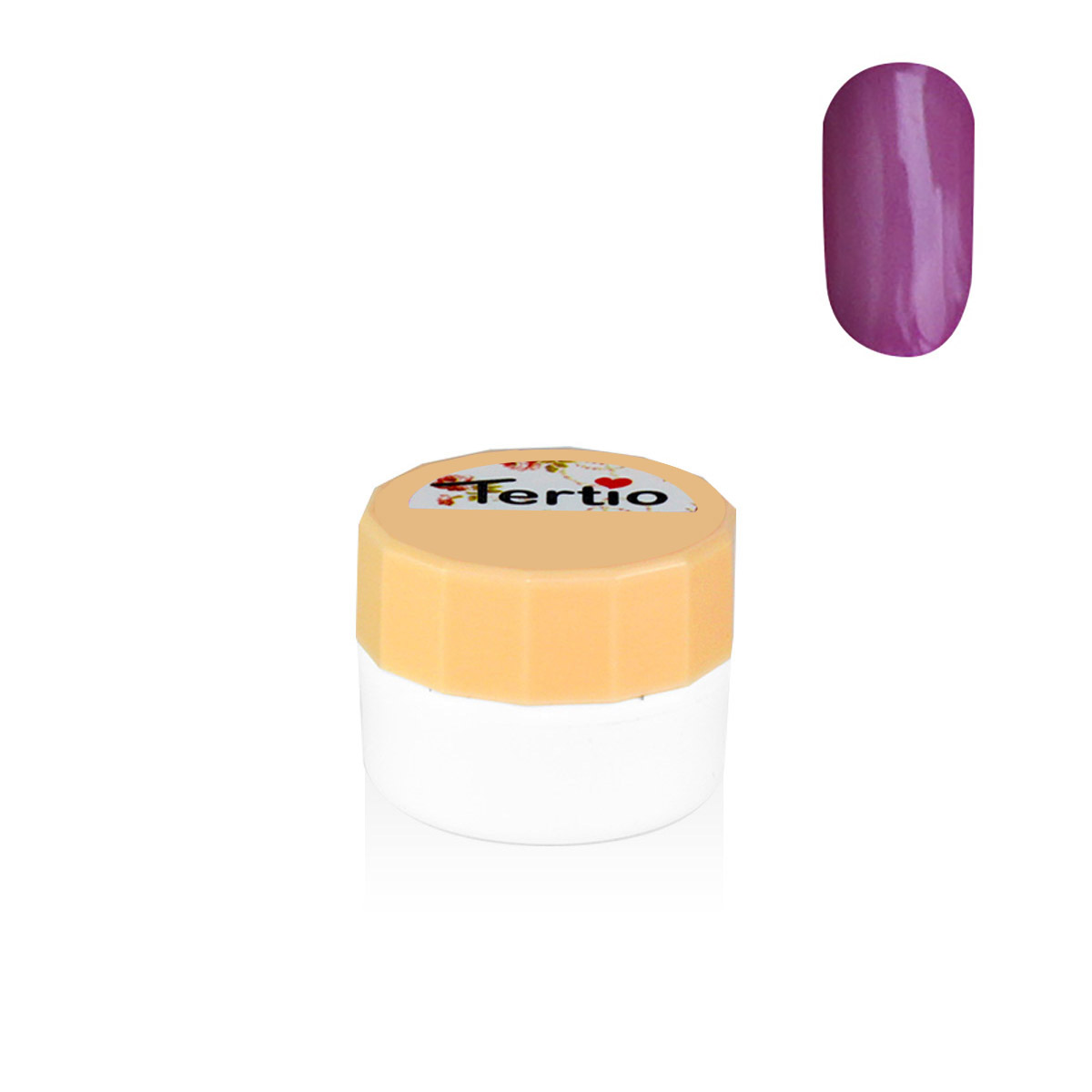 Gel colore semipermanente in barattolino bianco 8ml , viola-42