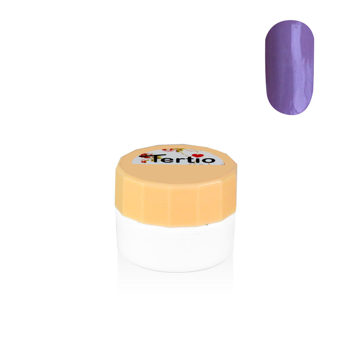 Gel colore semipermanente in barattolino bianco 8ml , viola-48