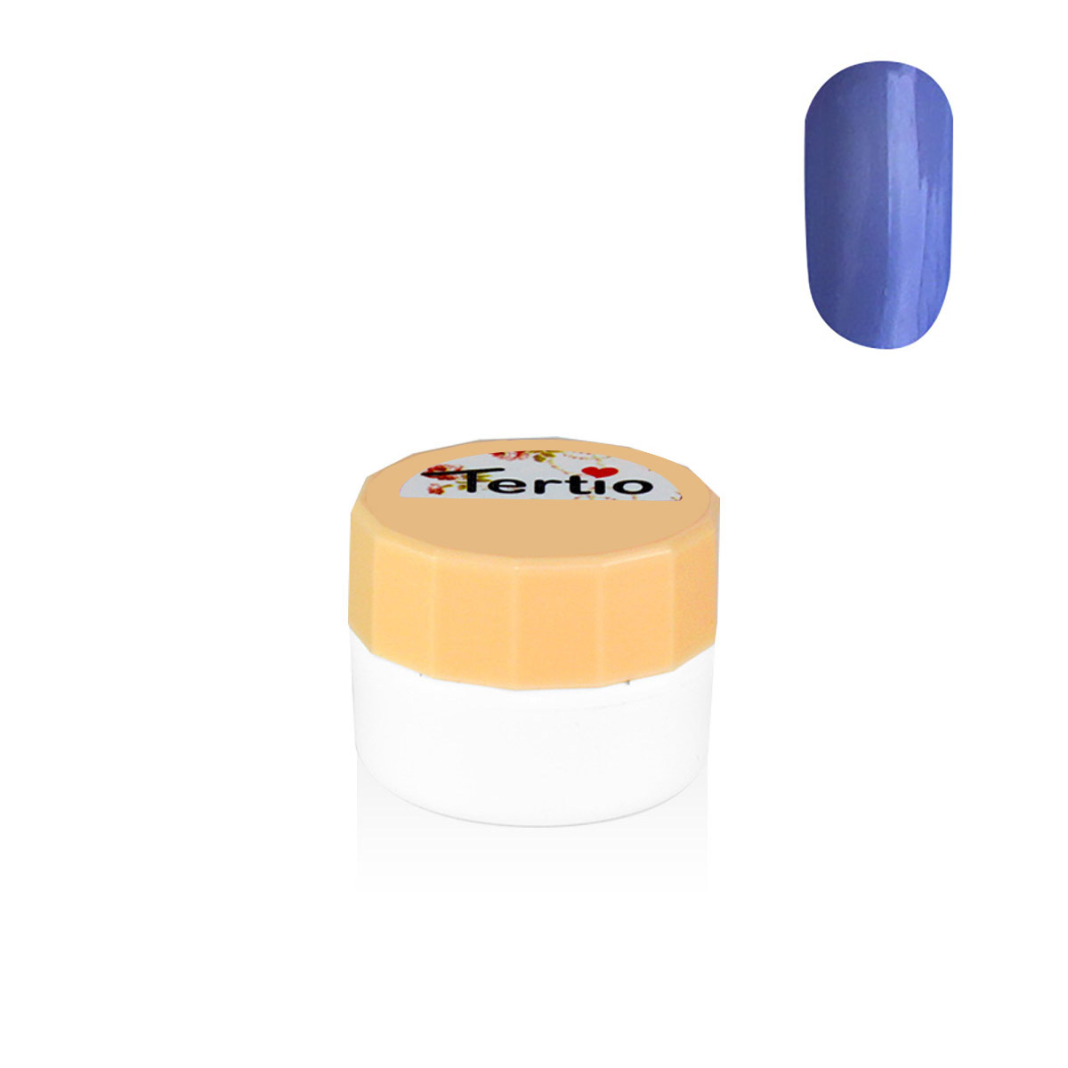 Gel colore semipermanente in barattolino bianco 8ml , viola-58