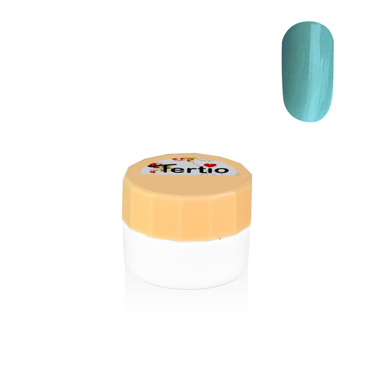Gel colore semipermanente in barattolino bianco 8ml , Verde-59