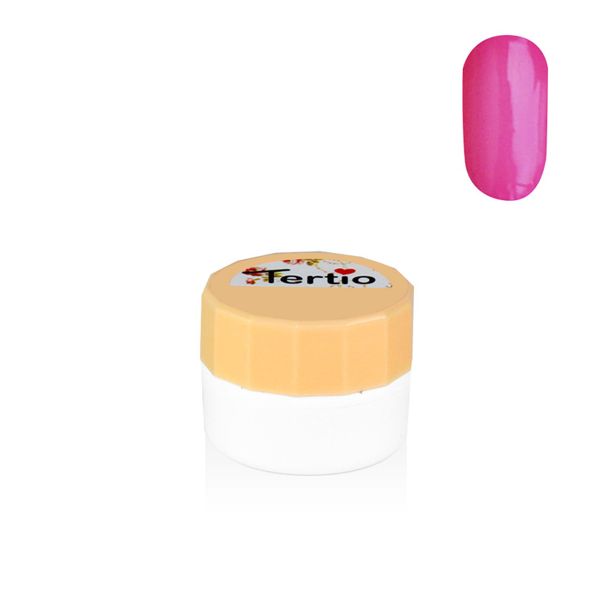 Gel colore semipermanente in barattolino bianco 8ml , fuxia-64
