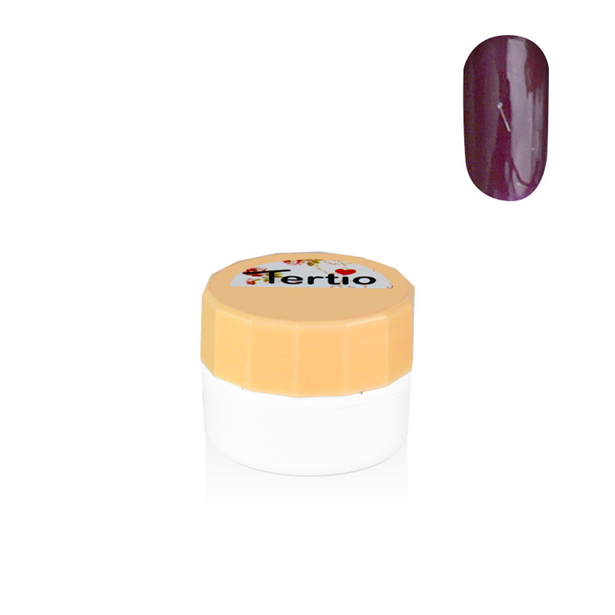 Gel colore semipermanente in barattolino bianco 8ml , marrone-84