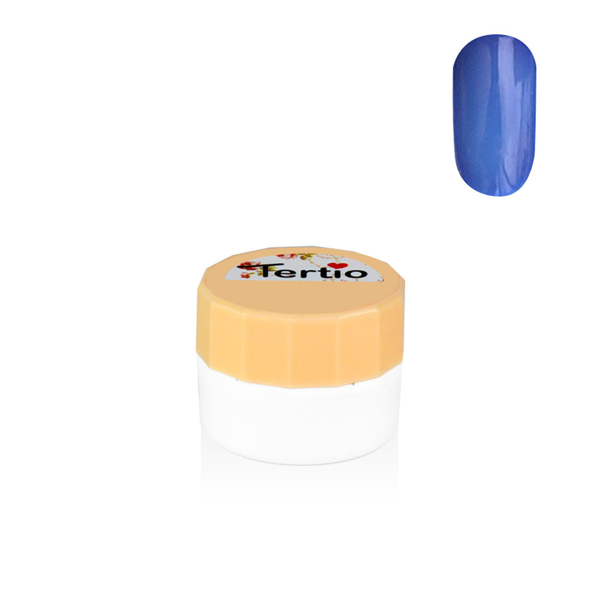 Gel colore semipermanente in barattolino bianco 8ml , blue-90